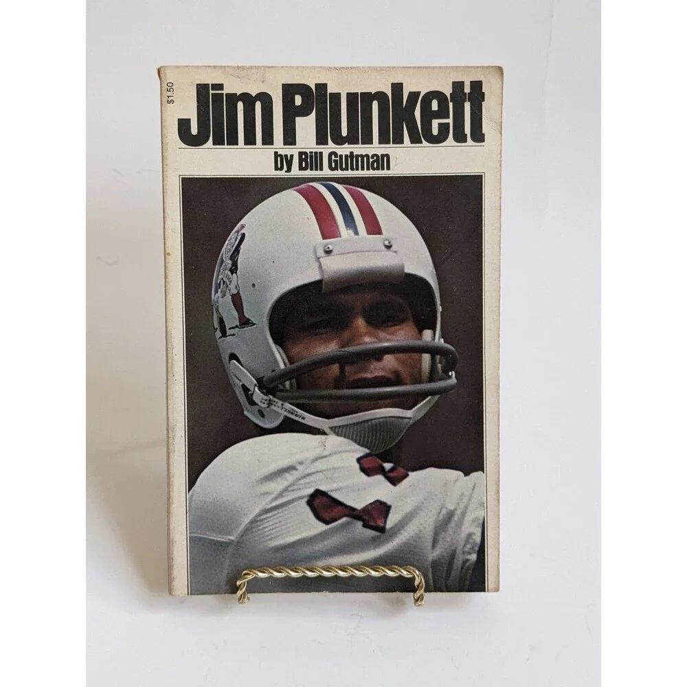 Jim Plunkett by Bill Gutman Vintage 1973‎ Softcover Book Grosset & Dunlap